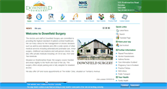 Desktop Screenshot of downfieldsurgery.co.uk